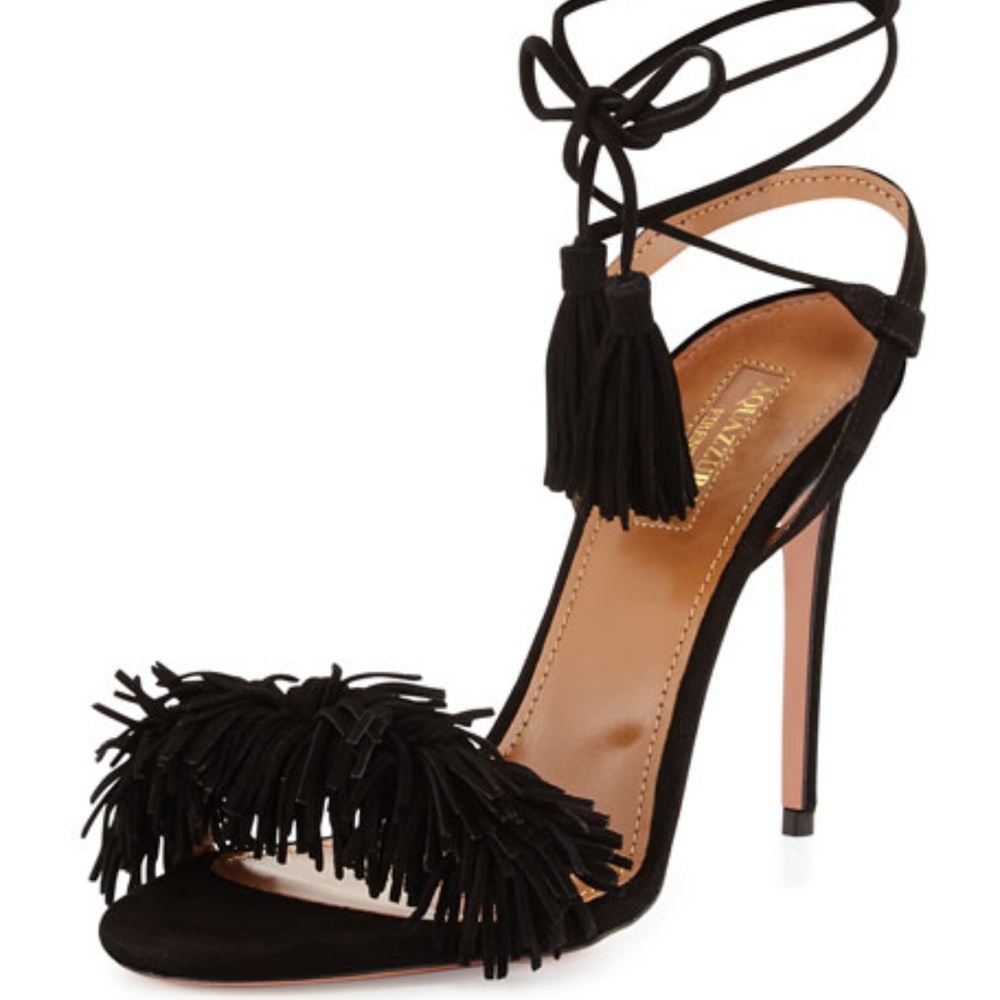 -Aquazarra wild thing suede 105 in black
